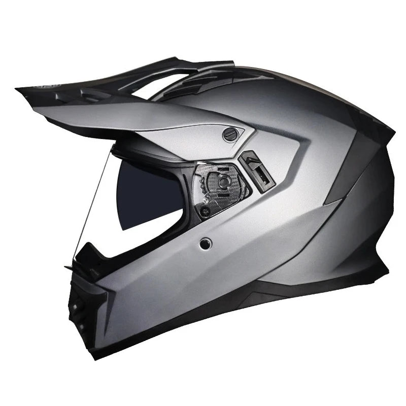 Motorcycle Full Helmet Dual Lens Motocross Off Road Helmet Dirt Bike