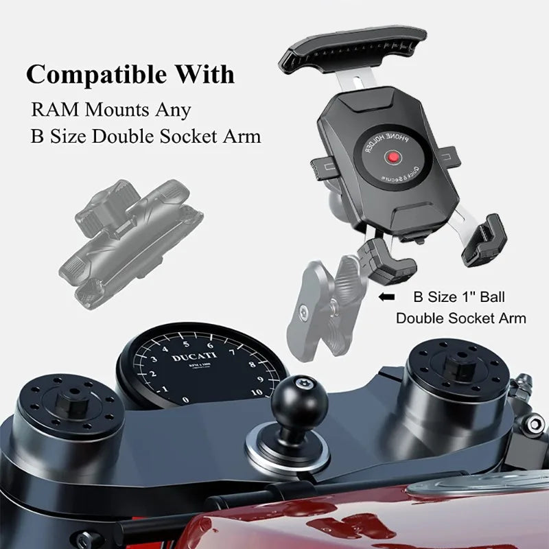 Phone Holder In Fork Stem Mount Bracket Motorcycle Navigation Bracket for Suzuki GSXR GSX-R 600 750 1000 Kawasaki NINJA 400 250