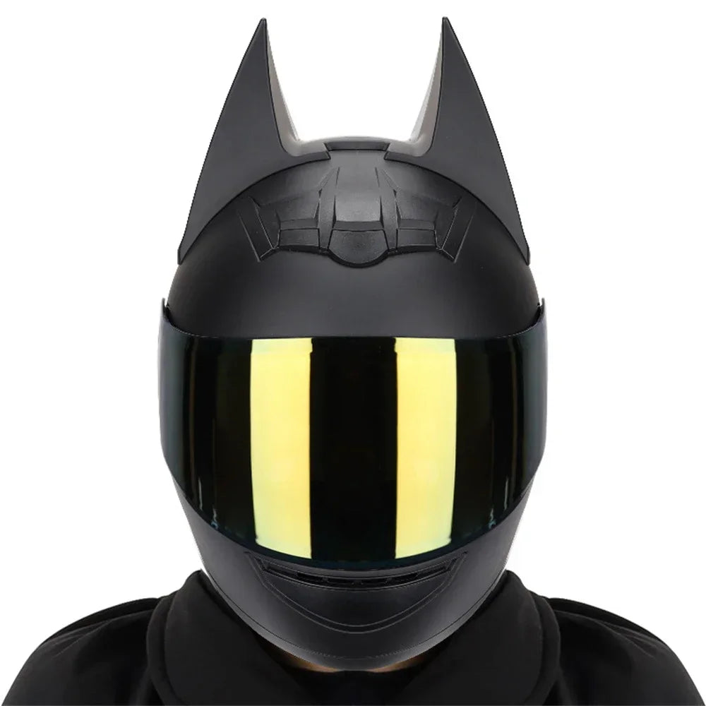Motorcycle Helmet Full Face Bat Ears