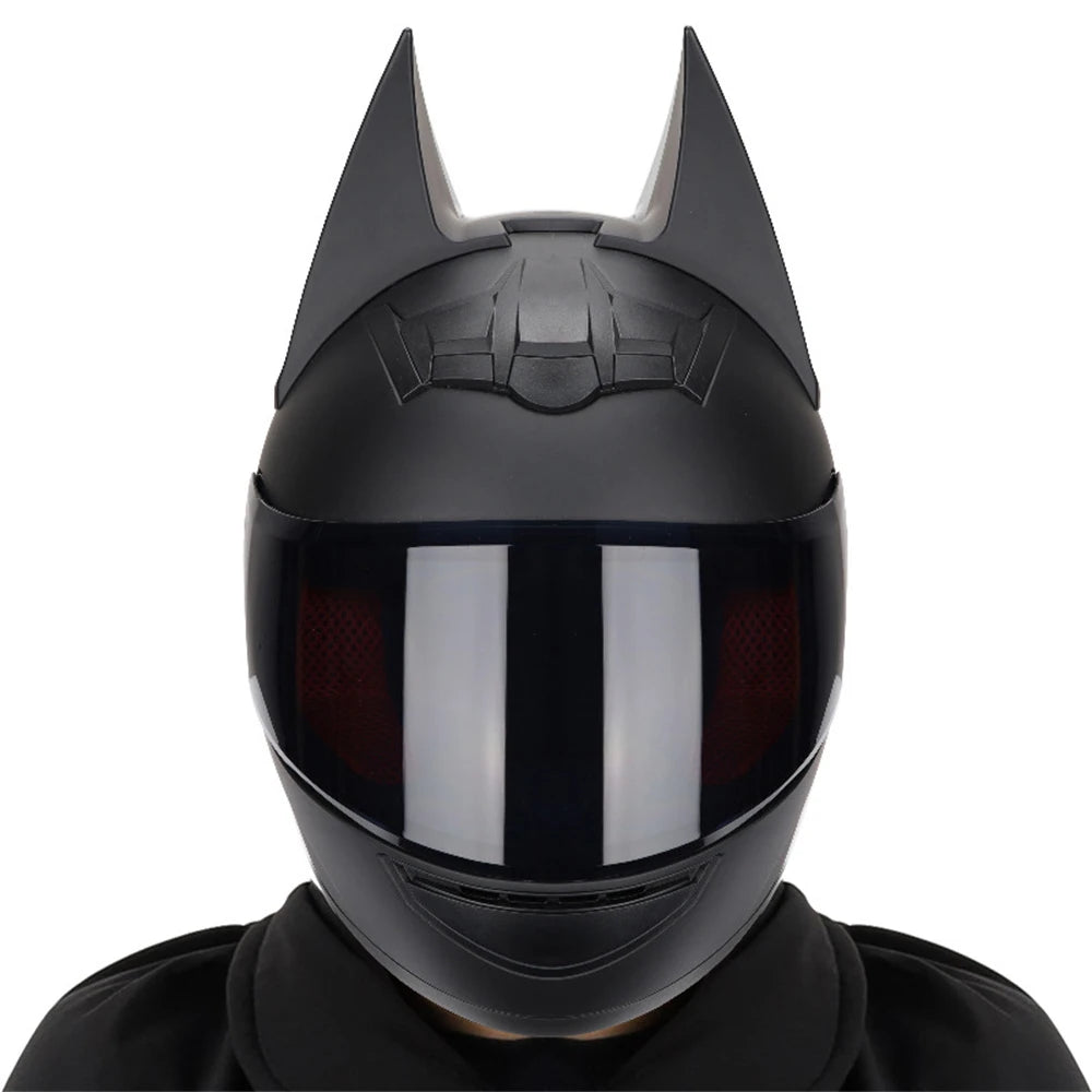 Motorcycle Helmet Full Face Bat Ears