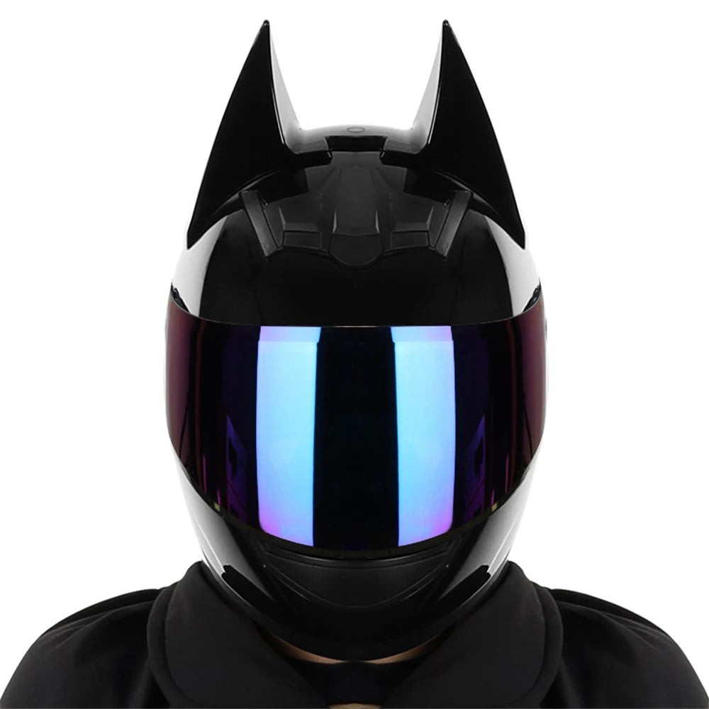 Motorcycle Helmet Full Face Bat Ears