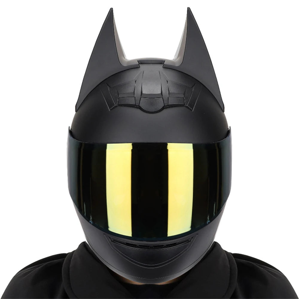 Motorcycle Helmet Full Face Bat Ears