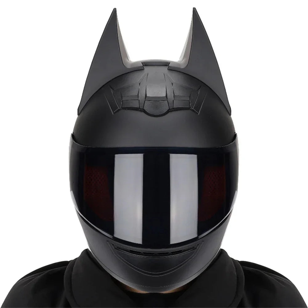 Motorcycle Helmet Full Face Bat Ears