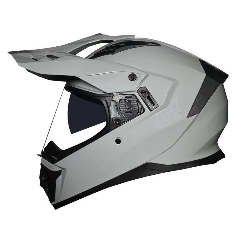 Motorcycle Full Helmet Dual Lens Motocross Off Road Helmet Dirt Bike