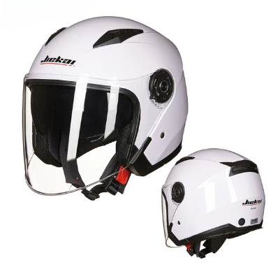 Men's Dual Lens Motorcycle Half Helmet-1