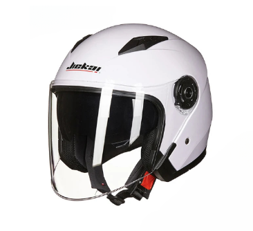 Men's Dual Lens Motorcycle Half Helmet-0