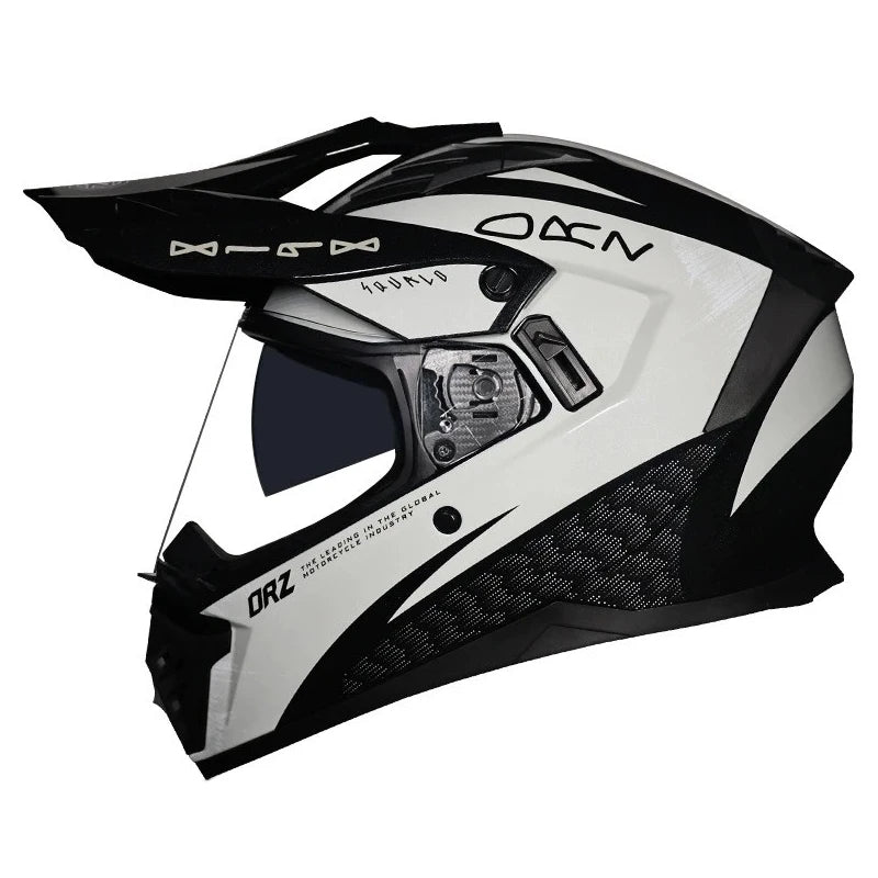Motorcycle Full Helmet Dual Lens Motocross Off Road Helmet Dirt Bike